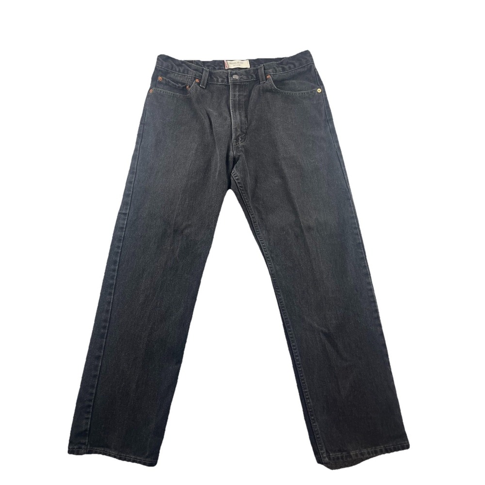 Vintage Levis 505 Jeans Men 36x30 Straight Leg Regular‎ Fit 90s Y2K Black 34x29*